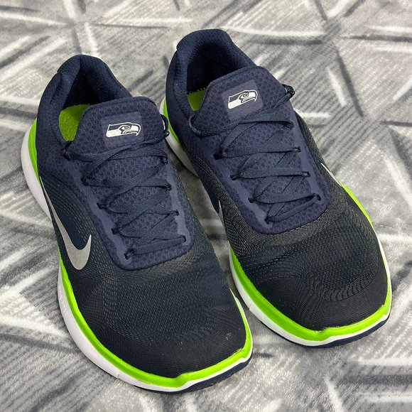 Nike Shoes Nike Free Trainer V7 Nfl Seattle Seahawks Mens Sneakers Shoes Minty Poshmark